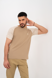 CAMEL PANEL TEE