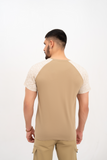 CAMEL PANEL TEE
