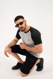 GREY RAGLAN TEE