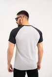 GREY RAGLAN TEE