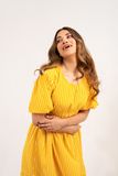 YELLOW LONG DRESS
