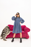 BLUE MAXY DRESS