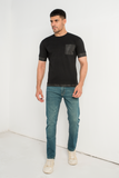 GREEN BLUE DENIM - SLIM FIT
