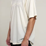 HIPSTER Embossed Baggy Off-White