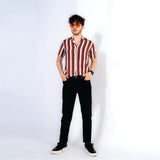 STRIPE HALF SLEEVES