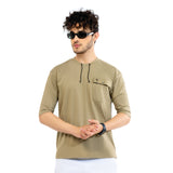ROUND NECK POCKET TEE